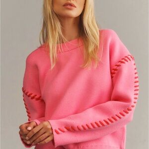 English Factory mock neck whipstitch sweater
Medium, worn one time